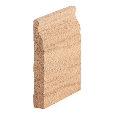 5/8" x 4-1/2" Red Oak Speed Baseboard - B220