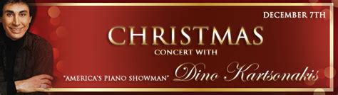 Christmas Celebration with Pianist Dino Kartsonakis - December 7th