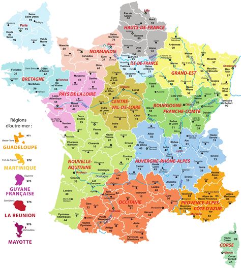 🗺️ CARTE FRANCE VILLES : carte des villes de France 🇫🇷