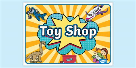 Toy Shop Display Poster (teacher made) - Twinkl