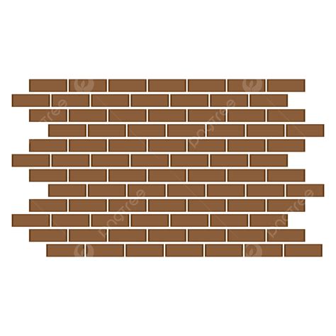 Brown Brick Wall Vector, Brick, Brown, Wall PNG and Vector with ...