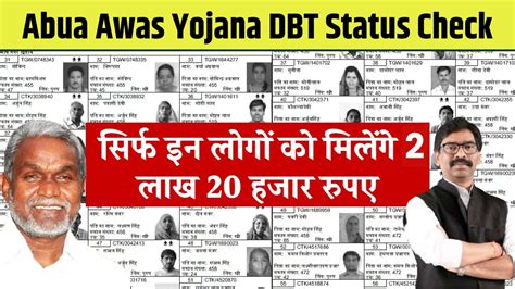 Abua Awas Yojana DBT Status Check : पहली किस्त के लाभार्थी सूची में नाम देखें – अबुआ आवास योजना