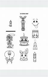 AV ART STUDIO Artsy Coloring Pages sketch template