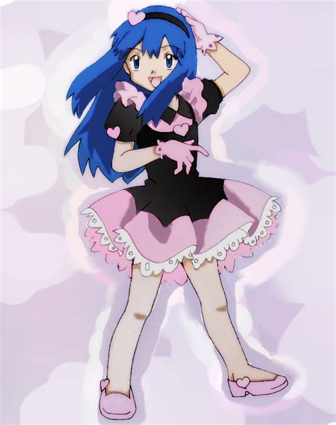 //Dawn in cute dress - [Pokemon] by SidselC on DeviantArt