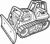 Bulldozer Drawing And coloring Page  Free Printable Pages On sketch template
