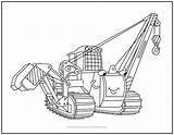 Happy Bulldozer Coloring Page  Print It Free sketch template