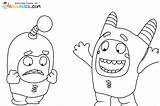 Oddbods Kleurplaat Raskrasil Fuse Pogo Kleurplaten Onlinecoloringpages  sketch template