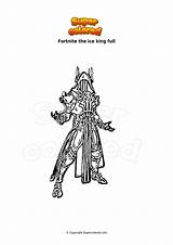 Ice King Fortnite Coloring Pages sketch template