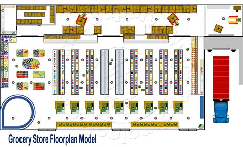 Grocery Store Floor Plan Layout - floorplans.click