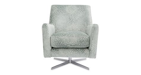 Sophia Patterned Accent Swivel Chair | DFS