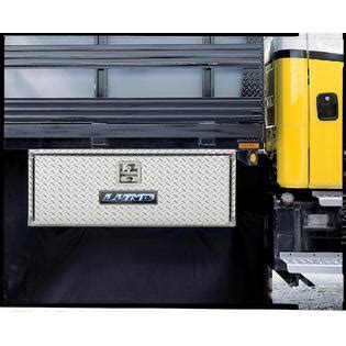 Lund 48-Inch Underbody Truck Tool Box, Aluminum, Diamond Plate, Brite