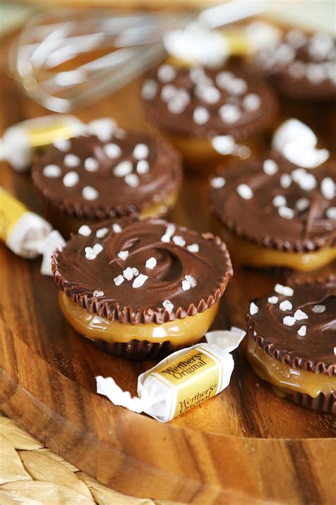 4-Ingredient Salted Caramel Chocolate Cups – The Comfort of Cooking