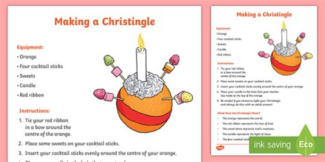 How To Make A Christingle Step-by-Step Instructions