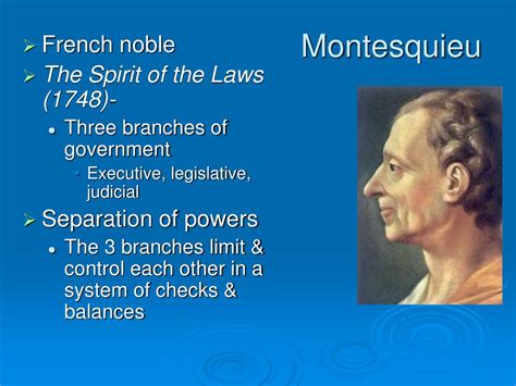 Baron De Montesquieu Was An Enlightenment Philosopher From