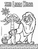 Coloring Page 2 Lion King sketch template
