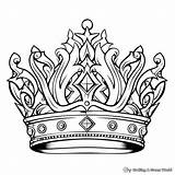 Crown Coloring Pages  Free & Printable sketch template