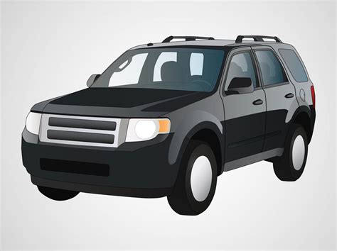 Suv Vector Vector Art & Graphics | freevector.com