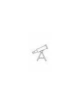 Telescope coloring pages sketch template