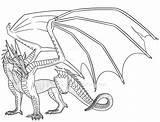 Wings Of Fire Dragons Nightwing Coloring Pages sketch template