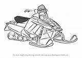 Snowmobile Drawings Sketch Coloring Page sketch template