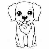 Cute Dog Coloring Page Vector Art Icons And Graphics For Free Download sketch template