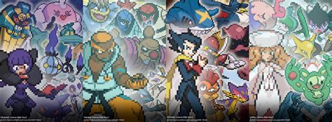 Pokemon - Unova Elite Four (Gen V) Poster by Mugen-SenseiStudios on DeviantArt