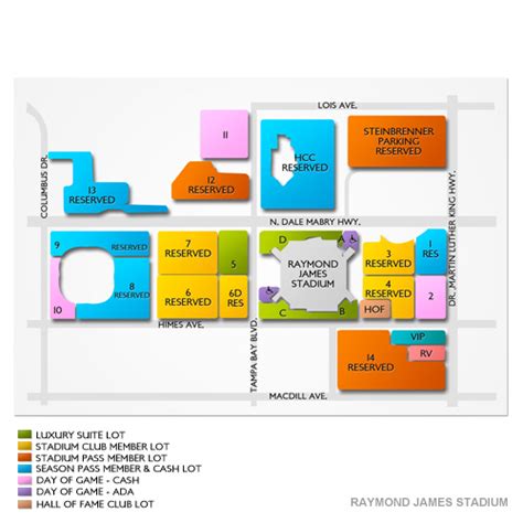 Raymond James Stadium Parking Lot Map – The World Map