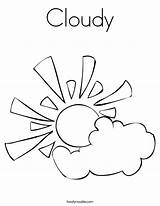 Free Coloring Pages Of Clouds Download  sketch template