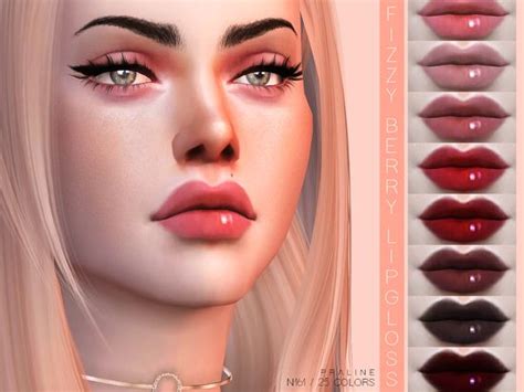 Lips in 25 colors. Found in TSR Category 'Sims 4 Female Lipstick' | Sims 4, Sims, Sims 4 cc makeup