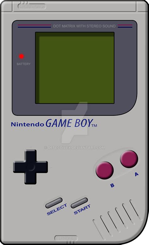Game Boy Vector by DetectiveX on DeviantArt
