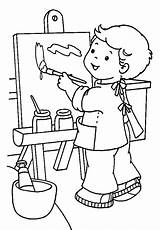 Artist Coloring Pages  Best For Kids sketch template