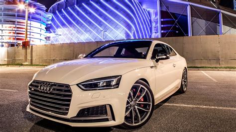 2018 new AUDI S5 COUPÉ (354hp, V6 Turbo) in great locations - revs, launches, exterior, interior ...