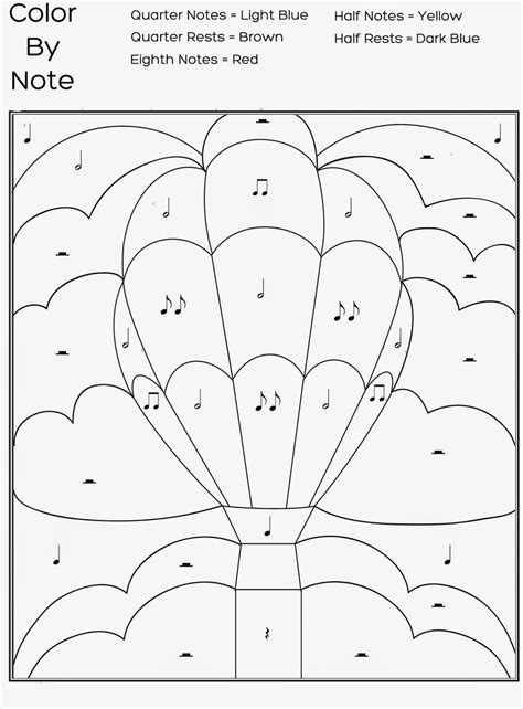 Free Printable Music Note Worksheets