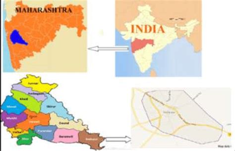 -Location of Indapur City, Dist.: Pune, Maharashtra state, India ...