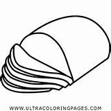 Dibujo De Jamón Para Colorear  Ultra Coloring Pages sketch template