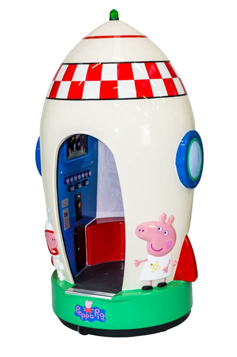 Peppa Pig Rocket Kiddie Ride - Leisurematic