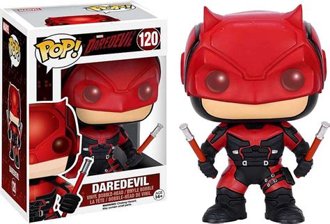 Funko Marvel Daredevil Funko POP Marvel Daredevil Red Suit Vinyl Bobble ...