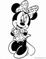 Minnie Mouse Coloring Pages  Disney Book sketch template