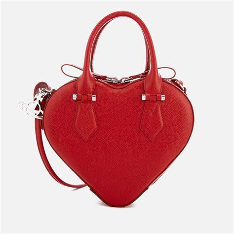 Vivienne Westwood Johanna Heart Handbag in Red | Lyst