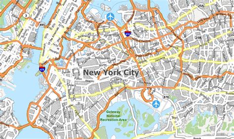 Map of New York City - GIS Geography