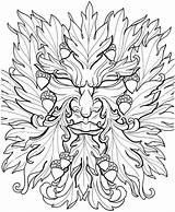 Coloring Pages Pagan Adults Adult Wiccan Kids Detailed Printable  sketch template