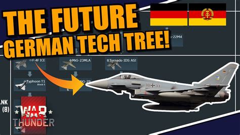 War Thunder HOW will the GERMAN TECH TREE (Air) look like in the FUTURE ...