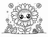 Free Printable Sunflower Coloring Pages sketch template