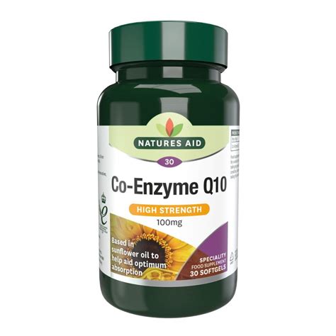 Natures Aid Co-Enzyme Q10 100mg - Discover Our Range from Natures Aid UK