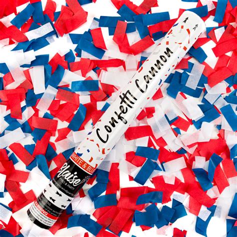 Red, White, and Blue Confetti Cannon | Patriotic Confetti Cannon | I Love Sparklers