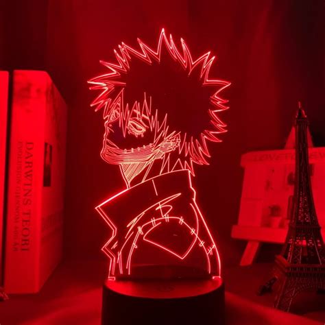 Acrylic 3d Lamp Anime My Hero - Gosuperlady.com