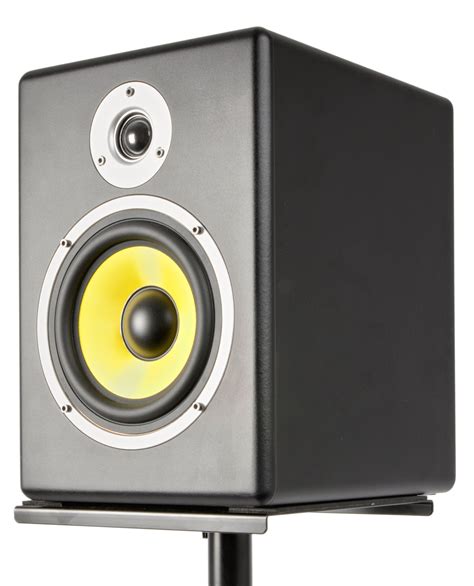 Monitor Speaker Stand - Sold Per Pair With Levelling Floor Spikes - Adjustable height - Sound ...