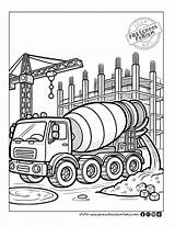 15 Free Construction Coloring Pages With PDF Printables sketch template