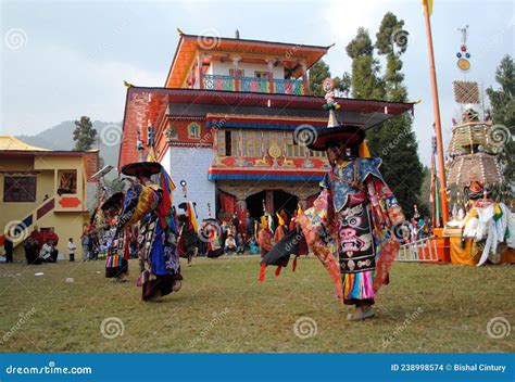 Colorful Mask Dance in Sikkim Editorial Stock Image - Image of sikkim, popular: 238998574