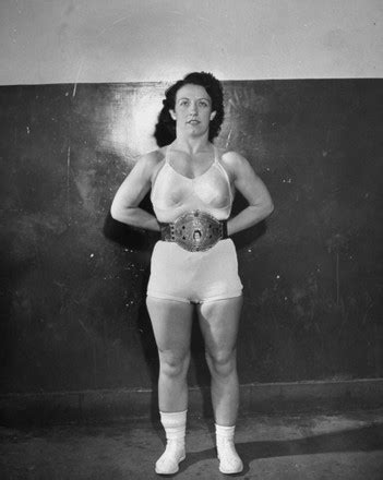 Wrestler Mildred Burke Showing Her Arm Editorial Stock Photo - Stock ...